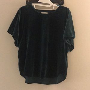 Madewell velvet sweater